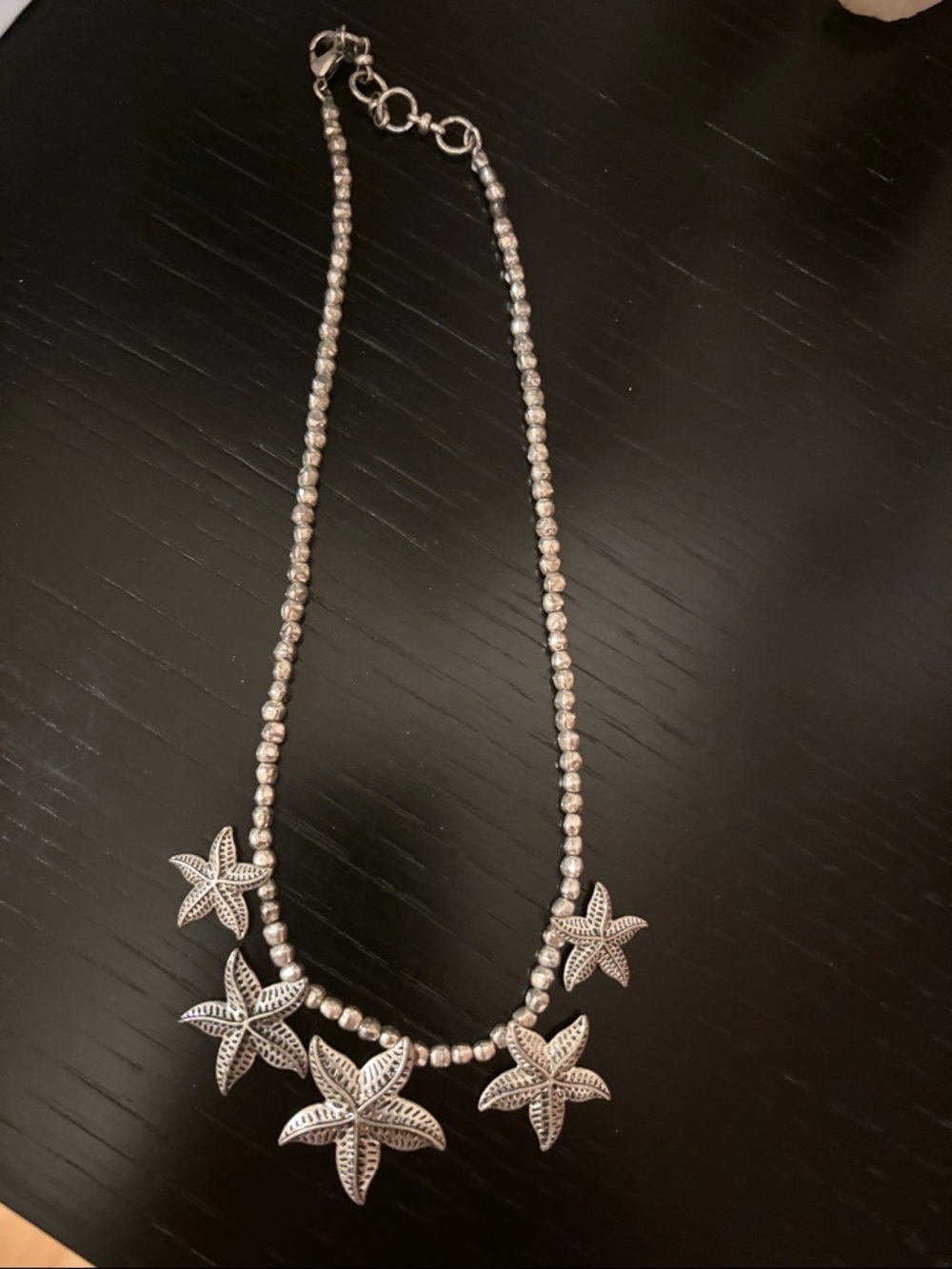 Silver Colored  Starfish Choker Necklace by Lucky Brand